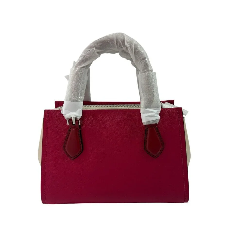 MICHAEL KORS Marilyn Small Color-Block Saffiano Leather Messenger Bag – NWT